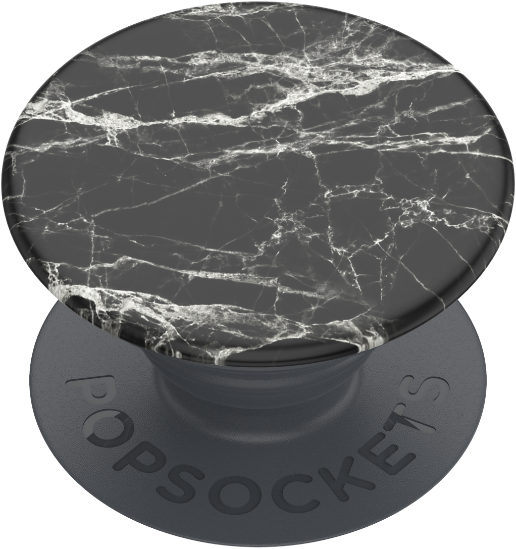 PopoSocket Basic PopGrip: Black Modern Marble, PopSockets