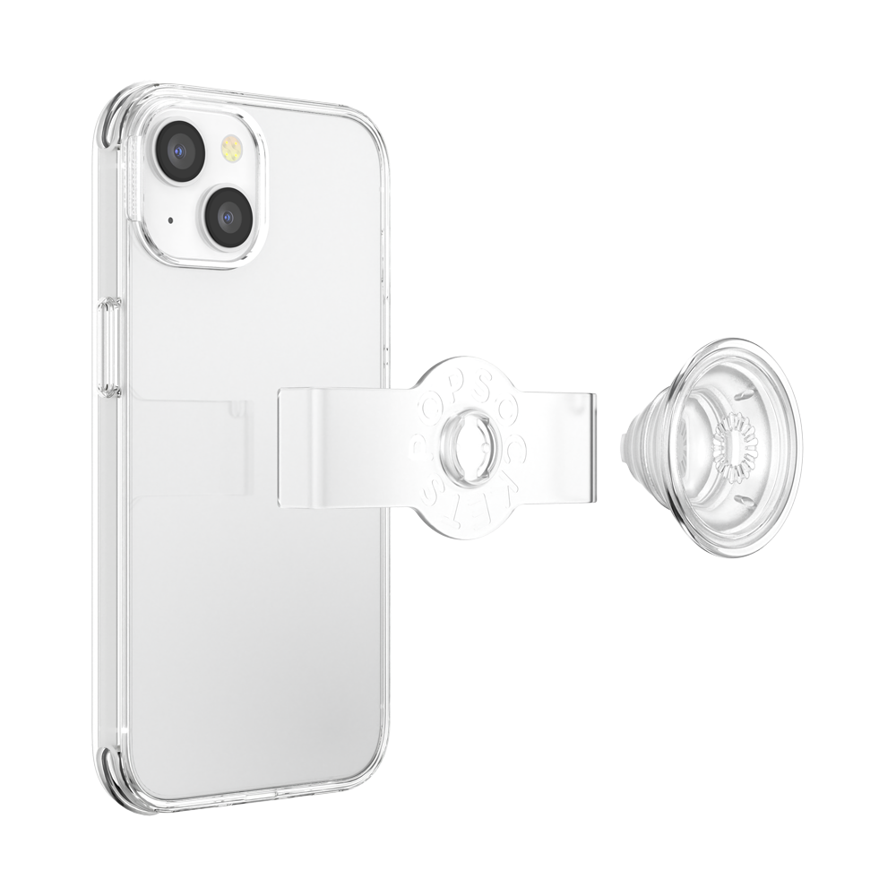 PopCases Clear iPhone 13 & 14, PopSockets